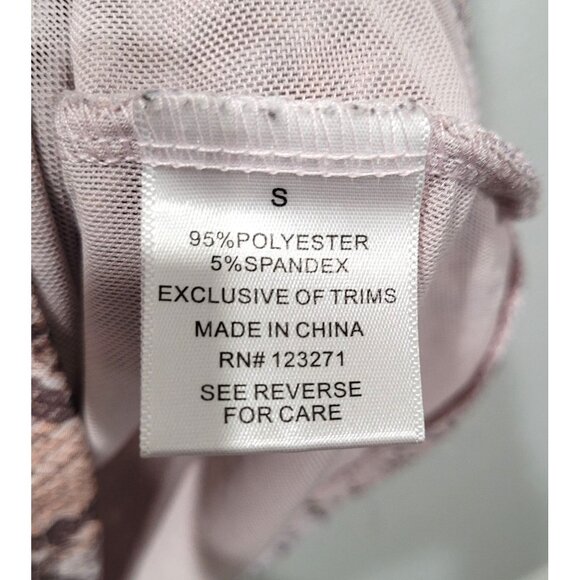 J For Justify Snake Print Sleeveless Top with Cutout Detail Size S - Picture 3 of 7